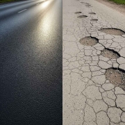 High-Quality vs. Low-Quality Bitumen | تفاوت‌های قیر با کیفیت و قیر بی‌کیفیت | البيتومين عالي الجودة مقابل الرديء