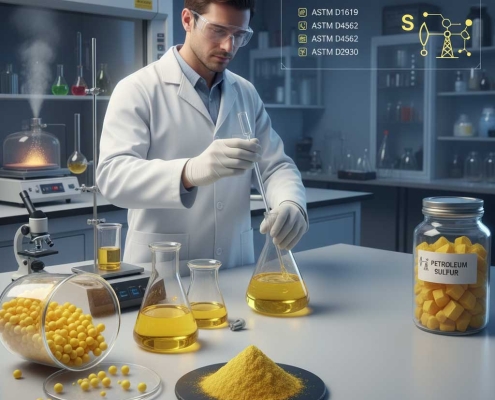 Properties of Sulfur and Analysis | ویژگی های گوگرد و آنالیز و تعیین خلوص گوگرد | خصائص الكبريت وتحليل وتحديد