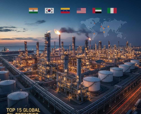Top 15 Oil Refineries in the World | ۱۵ پالایشگاه برتر نفت جهان | أفضل 15 مصفاة نفط في العالم