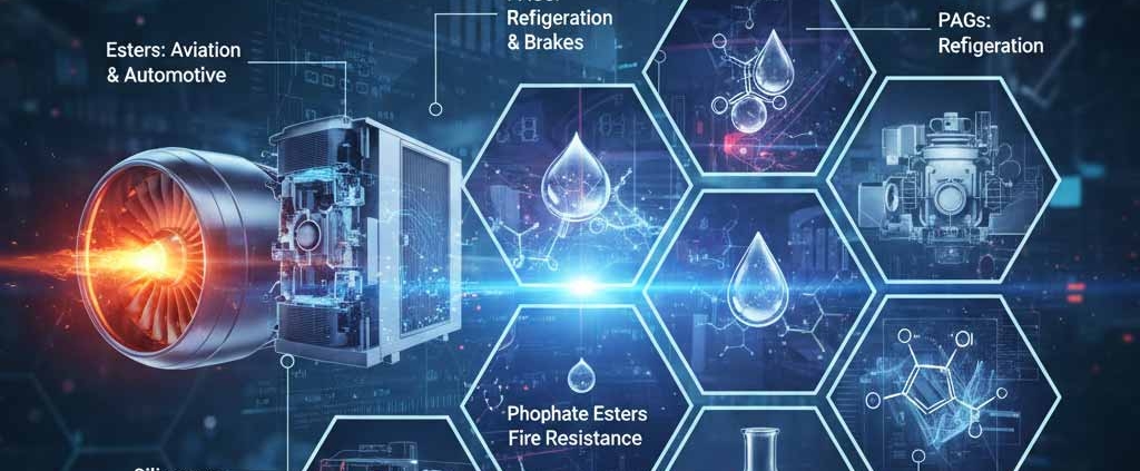 Types of Group 5 Base Oil Grades | روغن پایه گروه ۵ | زيت الأساس من المجموعة 5