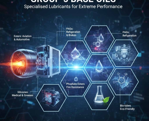 Types of Group 5 Base Oil Grades | روغن پایه گروه ۵ | زيت الأساس من المجموعة 5