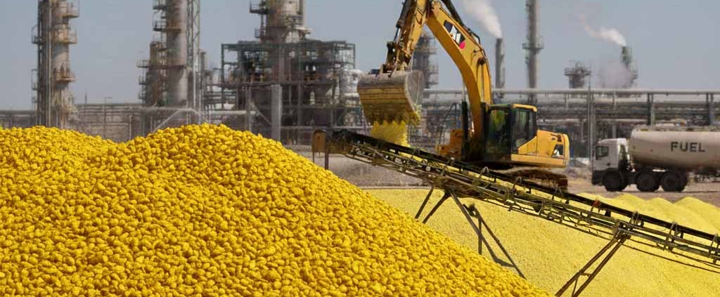 Lumpy Sulfur and Its Applications | گوگرد کلوخه‌ای | الكبريت الكتلي