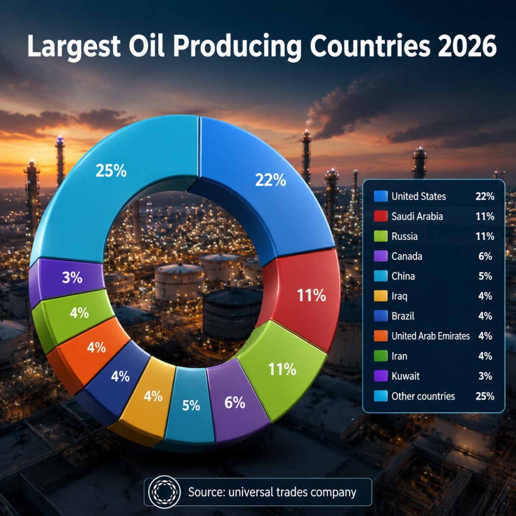 Top 10 Oil Producers in the World (2026 Rankings) - universal trades ...