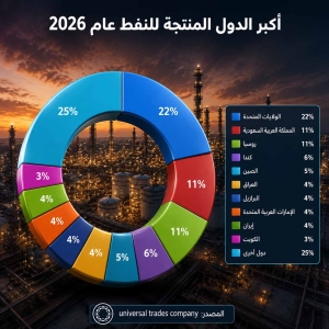 أكبر 10 دول منتجة للنفط في العالم 2026