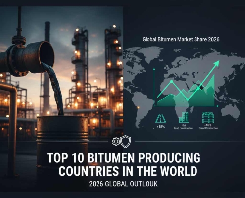 Top 10 Bitumen Producing Countries in the World in 2026 | ۱۰ کشور برتر تولیدکننده قیر در جهان در سال ۲۰۲۶ | أكبر 10 دول منتجة للقار (البتومين) في العالم لعام 2026