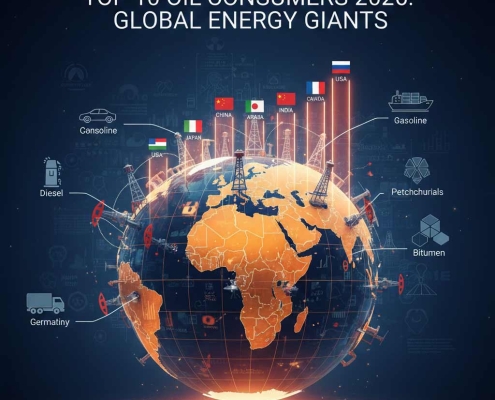 Top 10 oil consuming countries 2026 | ۱۰ کشور بزرگ مصرف‌کننده نفت در سال ۲۰۲۶ | أكبر 10 دول مستهلكة للنفط في عام 2026
