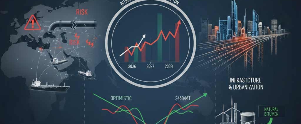 Global Bitumen Price Outlook | چشم‌انداز قیمت جهانی قیر | آفاق سوق البتومين العالمي