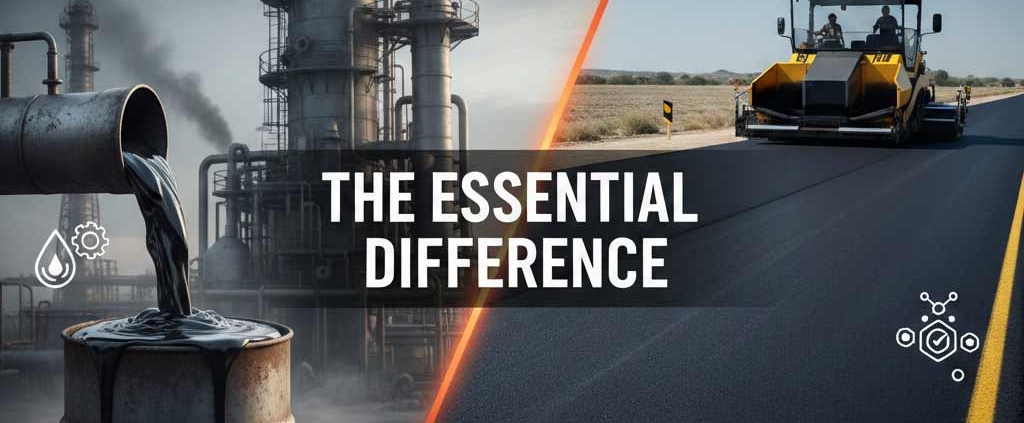 Vacuum Bottom vs. Bitumen | مقایسه وکیوم باتوم و قیر | الفرق بين الفاكيوم باتوم (Vacuum Bottom) والبيتومين