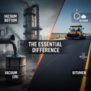 Vacuum Bottom vs. Bitumen | مقایسه وکیوم باتوم و قیر | الفرق بين الفاكيوم باتوم (Vacuum Bottom) والبيتومين