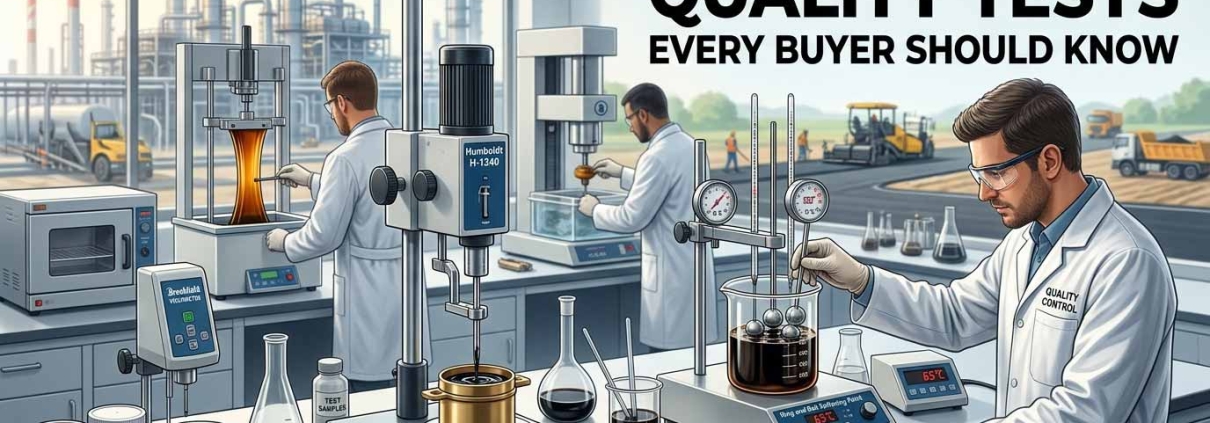 Bitumen Quality Tests | آزمایشهای مهم کیفیت قیر | أهم اختبارات جودة البيتومين