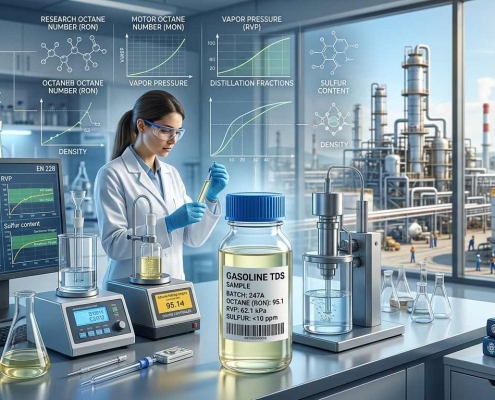 Gasoline technical data sheet (TDS) | برگه اطلاعات فنی TDS بنزین | ورقة البيانات الفنية (TDS) للبنزين