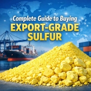 Complete Guide to Buying Export‑Grade Sulfur | راهنمای جامع خرید گوگرد صادراتی | الدليل الشامل لشراء الكبريت المخصّص للتصدير