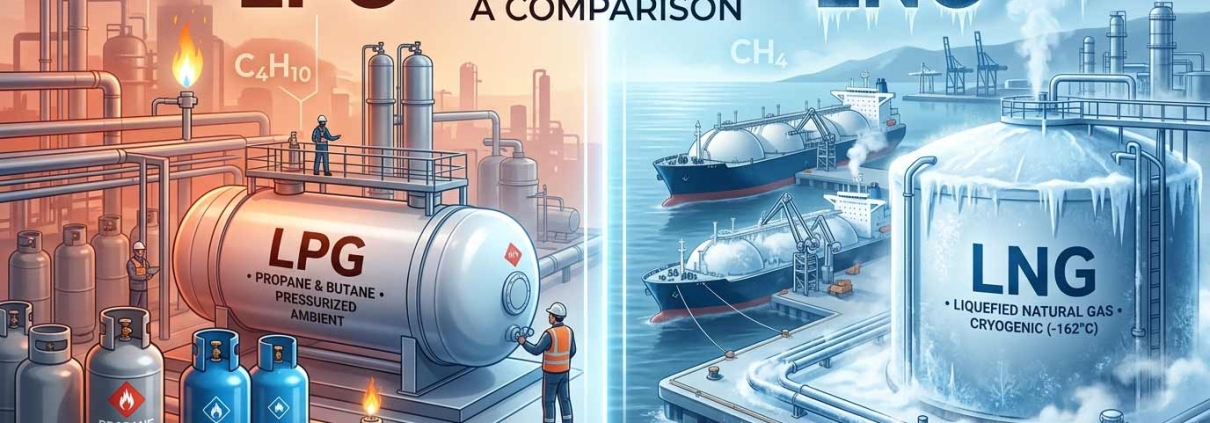 LPG vs LNG | LPG و LNG چه تفاوتی دارند | ما الفرق بين LPG و LNG