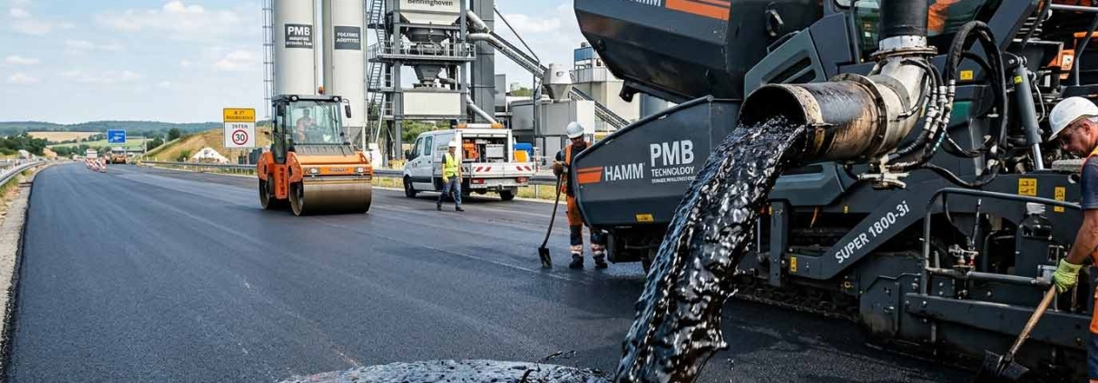 Polymer Modified Bitumen (PMB) | قیر اصلاحشده با پلیمر (PMB) | البيتومين المُعدَّل بالبوليمر (PMB)