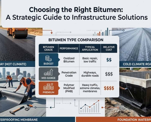 Simple Guide to Choosing the Right Bitumen | راهنمای ساده انتخاب قیر متناسب با پروژه | دليل مبسّط لاختيار نوع البيتومين المناسب