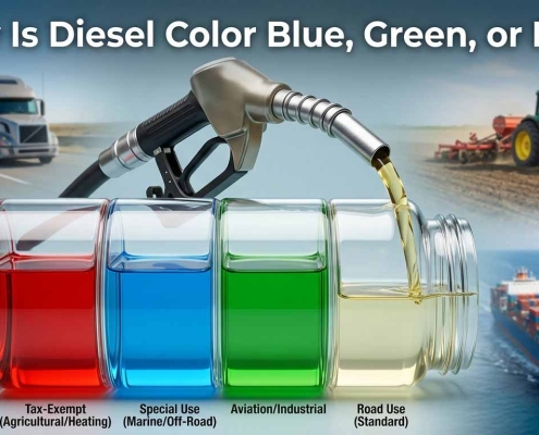 Why Is Diesel Color Blue, Green, or Red? | چرا گازوئیل به رنگ آبی، سبز یا قرمز است؟ | لماذا يظهر لون الديزل أزرق أو أخضر أو أحمر؟