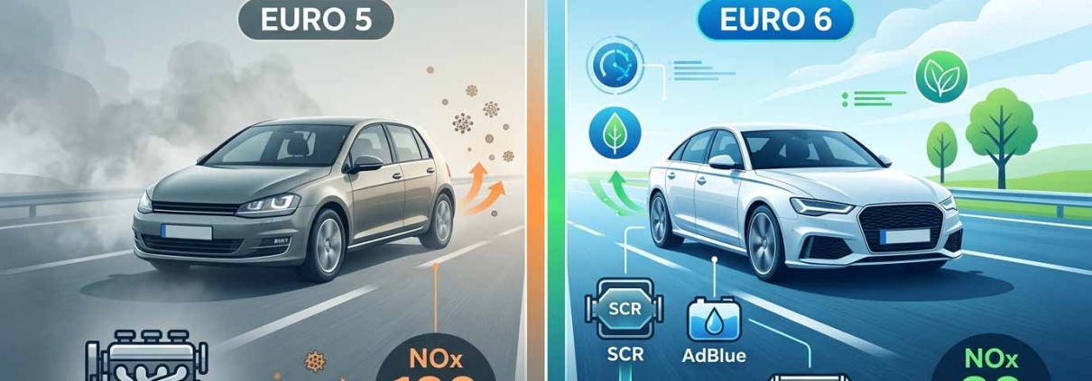 euro 5 vs euro 6 diesel | مقایسه گازوئیل یورو ۵ و یورو ۶ | الفرق بين ديزل يورو 5 ويورو 6