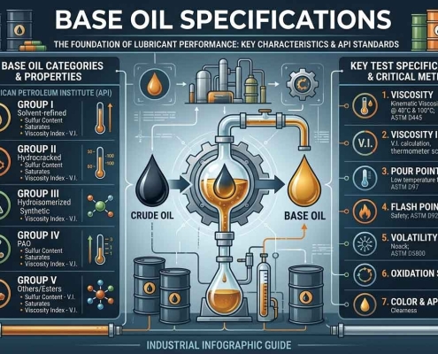 Base Oil Specifications | مشخصات آزمایشگاهی روغن پایه | ما هي مواصفات زيت الأساس؟