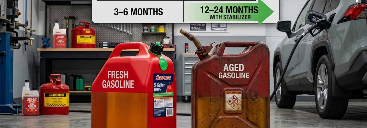 Gasoline Shelf Life Guide | طول عمر بنزین چقدر است | كم تدوم صلاحية البنزين