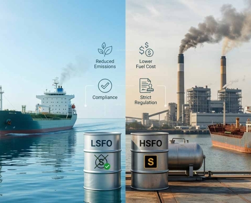 Low‑Sulfur (LSFO) vs High‑Sulfur Fuel Oil (HSFO) | تفاوت مازوت کمگوگرد (LSFO) و پرگوگرد (HSFO) | الفروق بين زيت الوقود منخفض الكبريت (LSFO) وعالي الكبريت (HSFO)