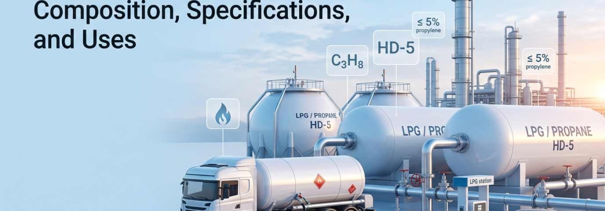 Propane Grade (HD‑5) LPG | پروپان گرید HD-5 چیست | بروبان بدرجة HD‑5 من غاز LPG