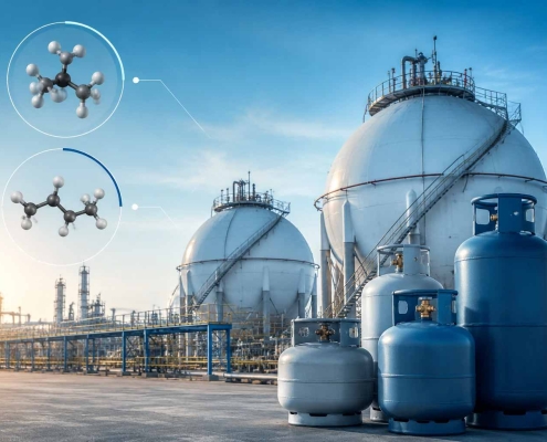Propane–Butane Mix (Commercial LPG) | پروپان–بوتان میکس (الپیجی تجاری) | خليط البروبان–البيوتان (غاز البترول المسال التجاري)