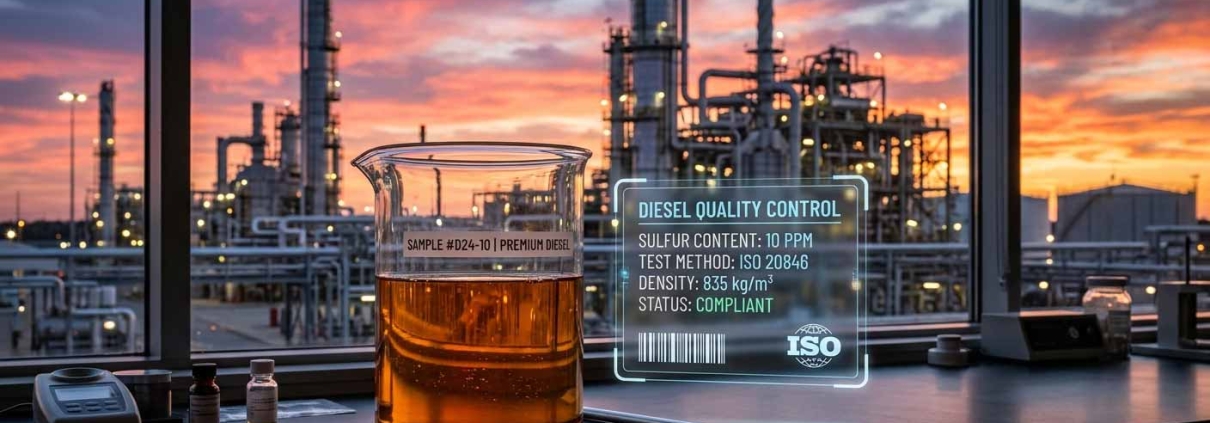 Sulfur Content in Diesel Fuel | میزان گوگرد در گازوئیل | نسبة الكبريت في زيت الديزل