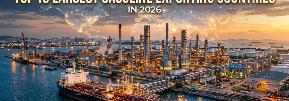 Top 10 Largest Gasoline Exporting Countries | بزرگترین کشورهای صادرکننده بنزین | أكبر الدول المصدّرة للبنزين